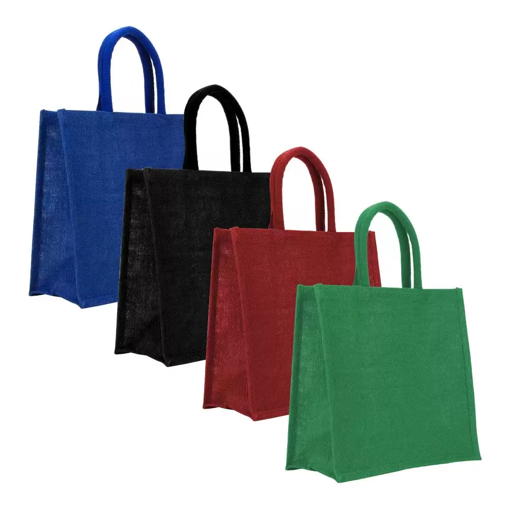 Reusable Square Jute Bags JSB 17 Blank 1
