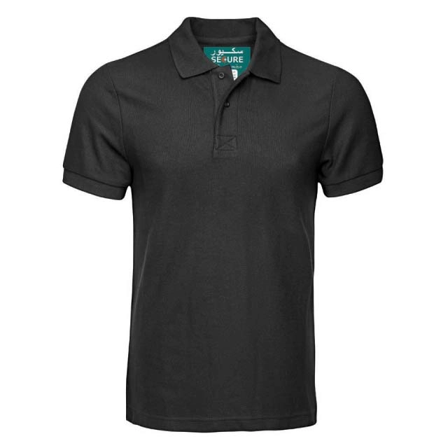 santhome secure polo shirt black pw